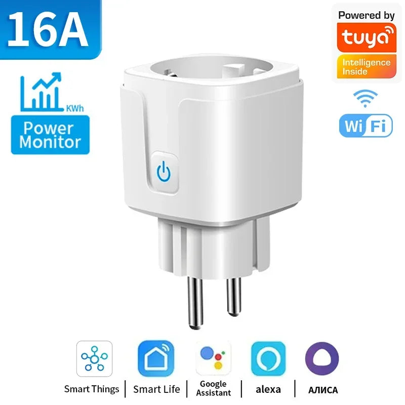 Prise Intelligente Tuya WiFi/Zigbee 3.0 | 16A/20A | Compatible Alexa & Google Home