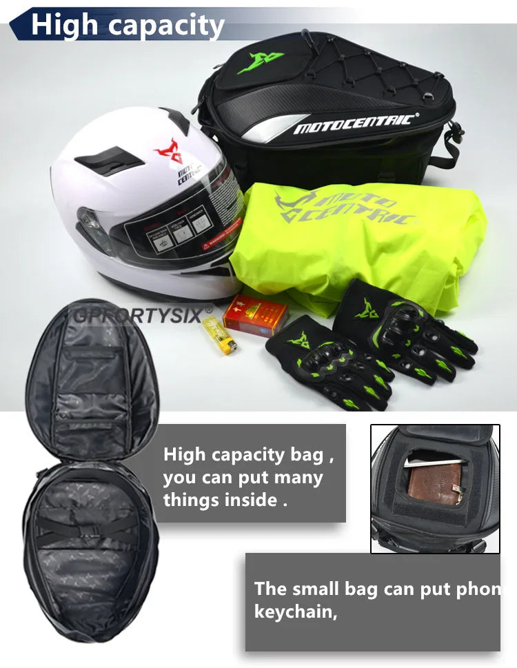 Sac Moto Imperméable Grande Capacité | Sacoche & Sac à Dos | Tous Types de Motos