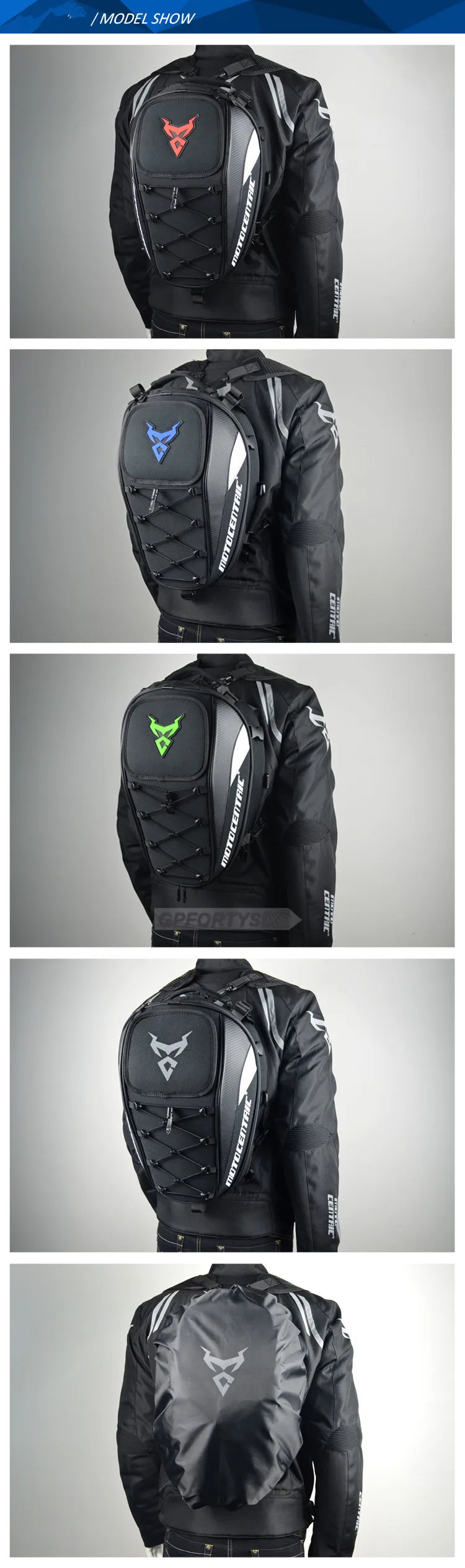 Sac Moto Imperméable Grande Capacité | Sacoche & Sac à Dos | Tous Types de Motos