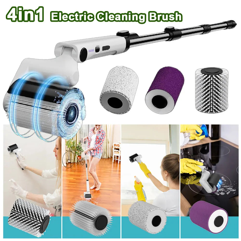 Brosse BBQ Électrique | Tête Rotative 180° | 3 Vitesses | 90 Min d'Autonomie