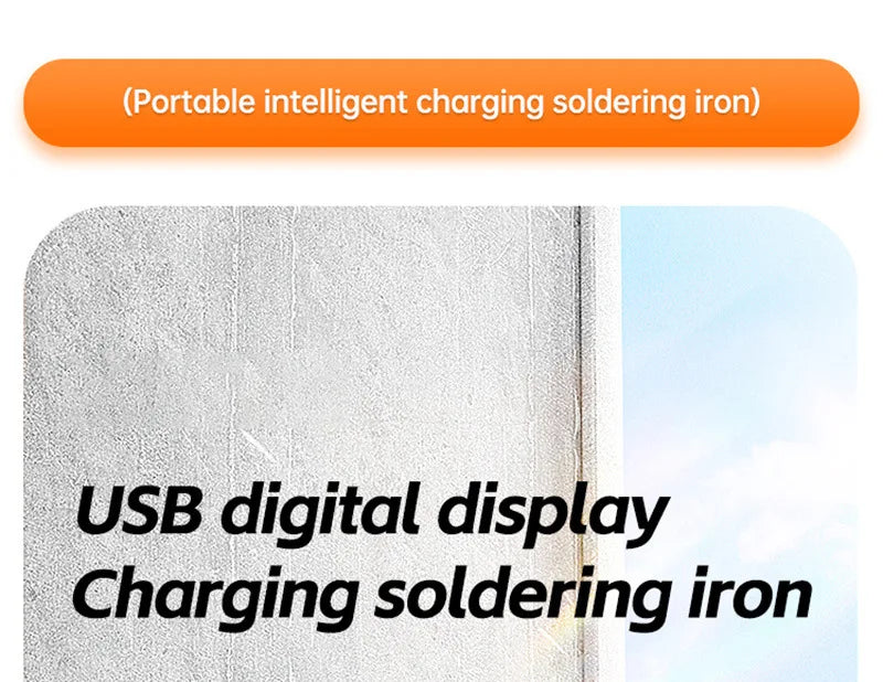 Fer à Souder USB Sans Fil | Réglable 300-450°C | Kit Professionnel