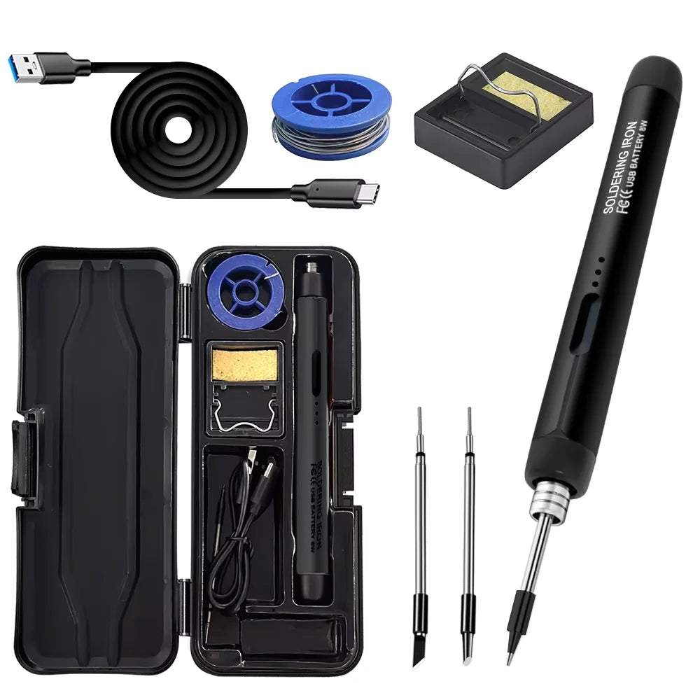 Fer à Souder USB Sans Fil | Réglable 300-450°C | Kit Professionnel