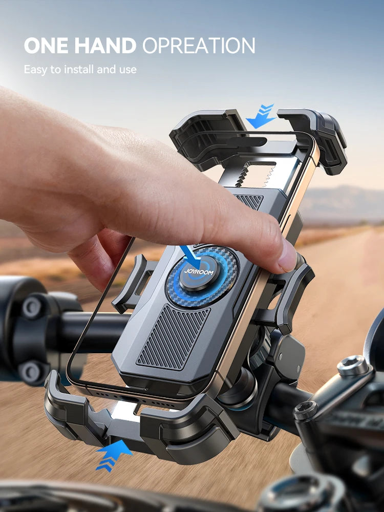 Support Téléphone Moto Joyroom | Anti-Vibrations | 4,7–7" | Guidon