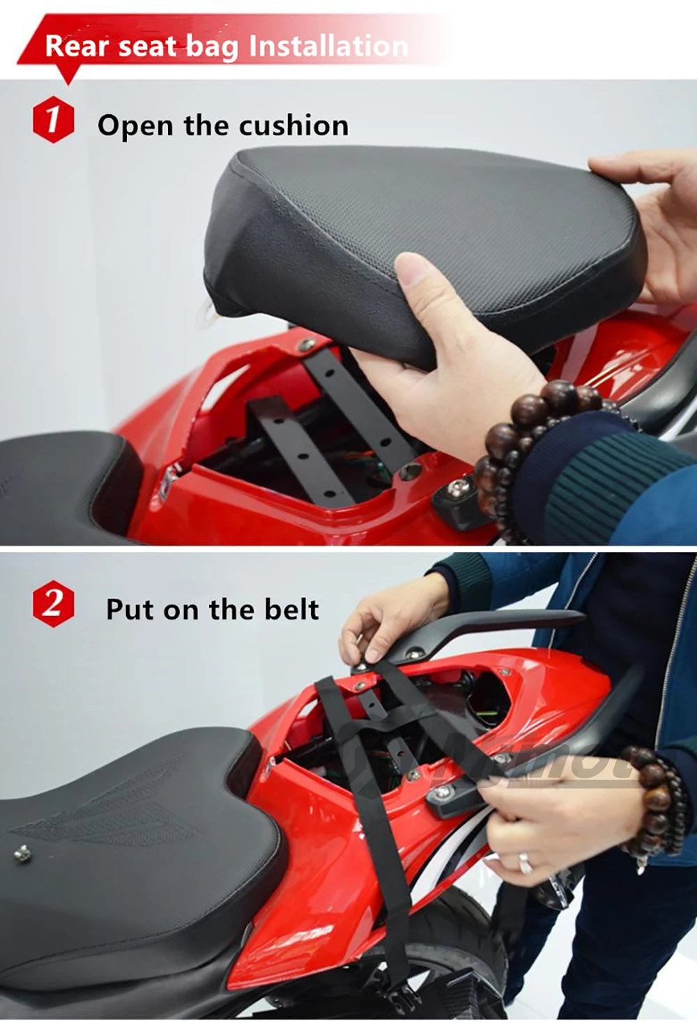 Sac Moto Imperméable Grande Capacité | Sacoche & Sac à Dos | Tous Types de Motos