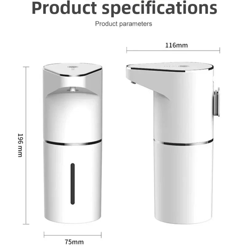 Distributeur de Savon Automatique Sans Contact | Rechargeable USB-C | Cuisine & Salle de Bain