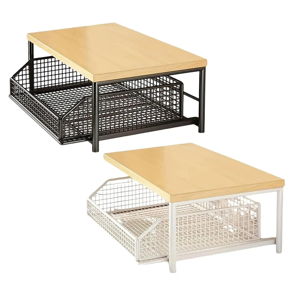 Étagère Cuisine 2 Niveaux | Organisateur Compact | Maison & Salle de Bain