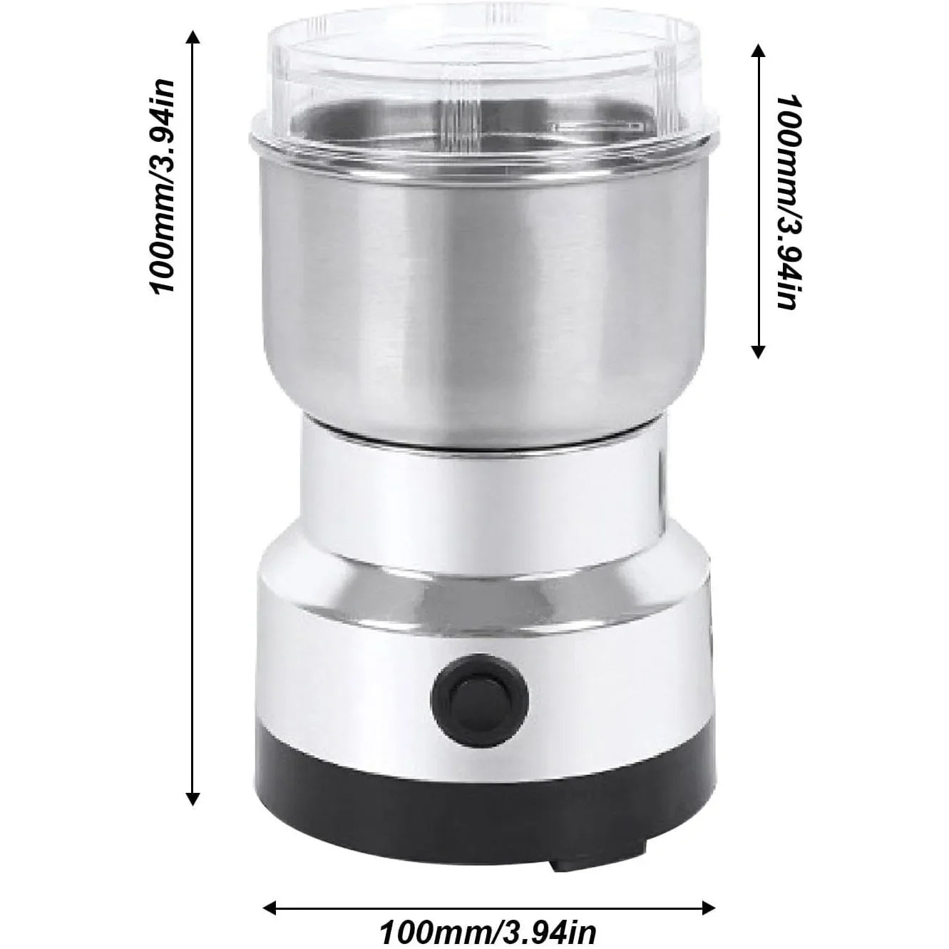 Moulin à Café Électrique Multifonction | Inox | Café, Épices, Graines & Noix