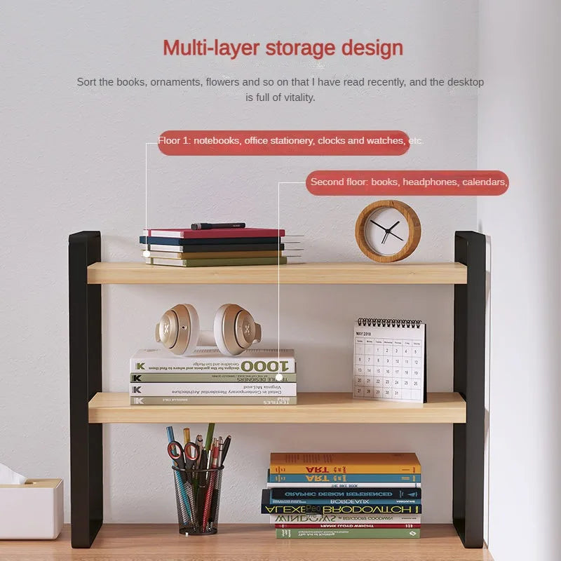 Étagère de Bureau | Rangement Livres & Accessoires | Maison & Bureau