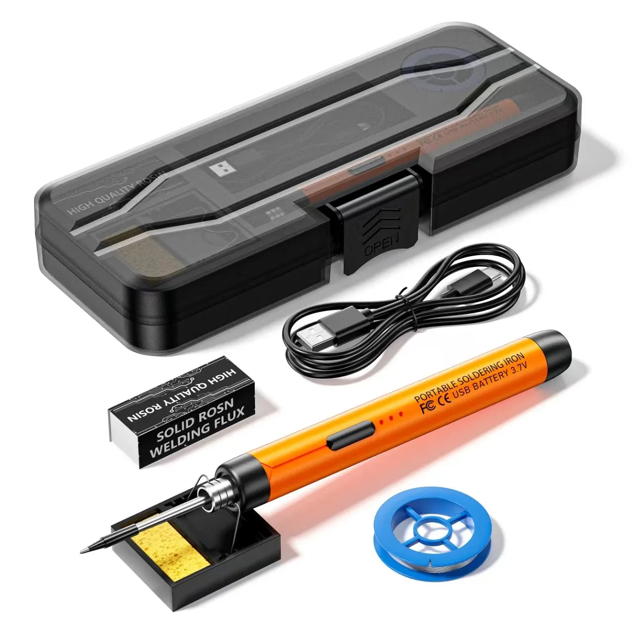 Fer à Souder USB Sans Fil | Réglable 300-450°C | Kit Professionnel