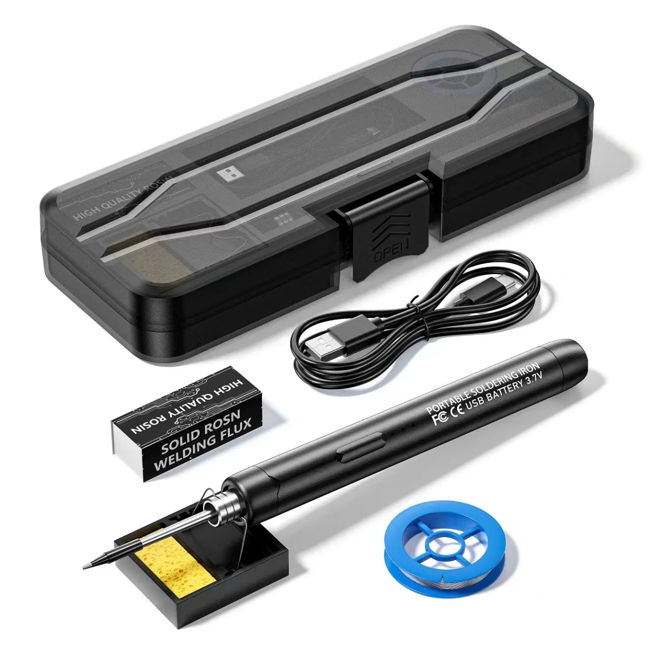 Fer à Souder USB Sans Fil | Réglable 300-450°C | Kit Professionnel