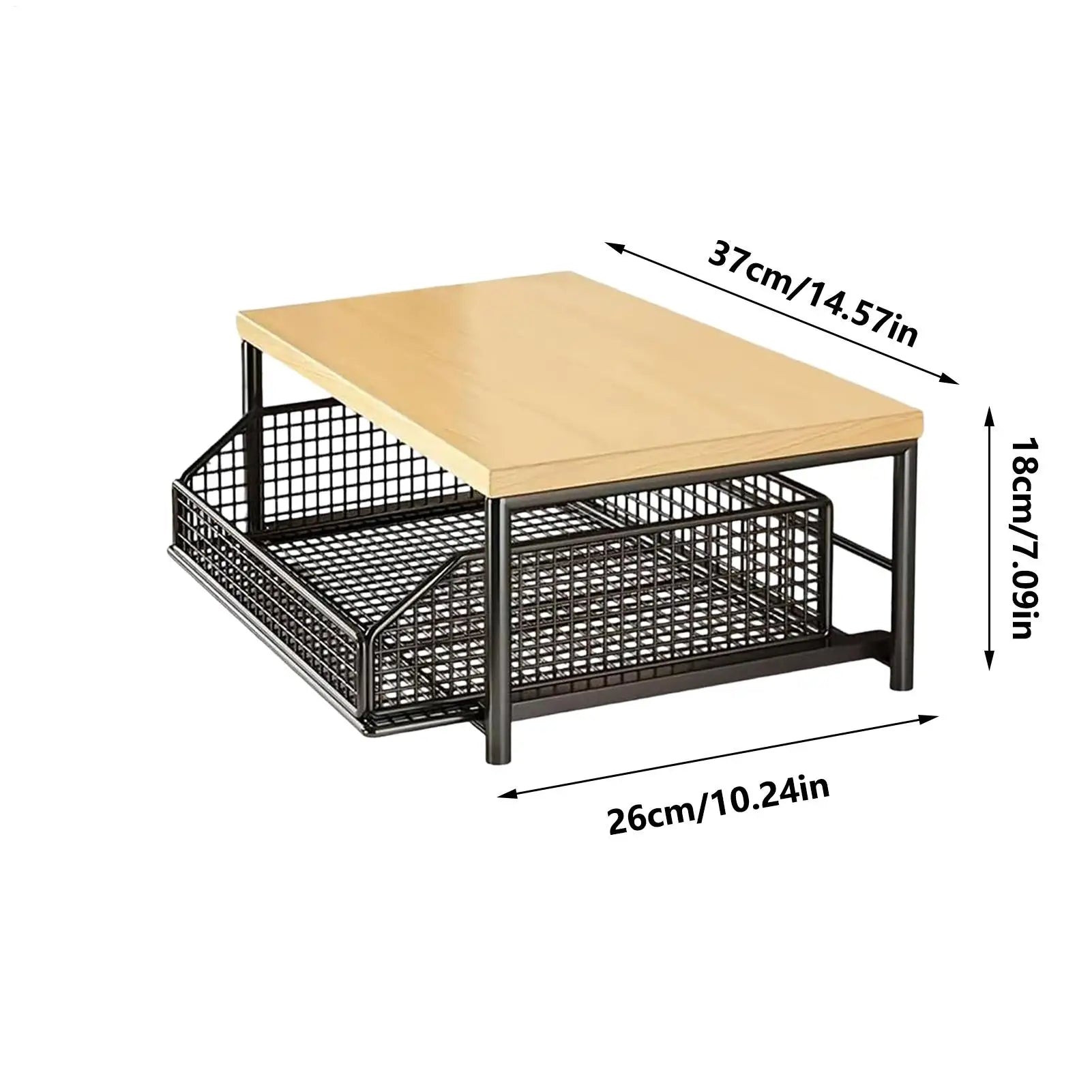 Étagère Cuisine 2 Niveaux | Organisateur Compact | Maison & Salle de Bain