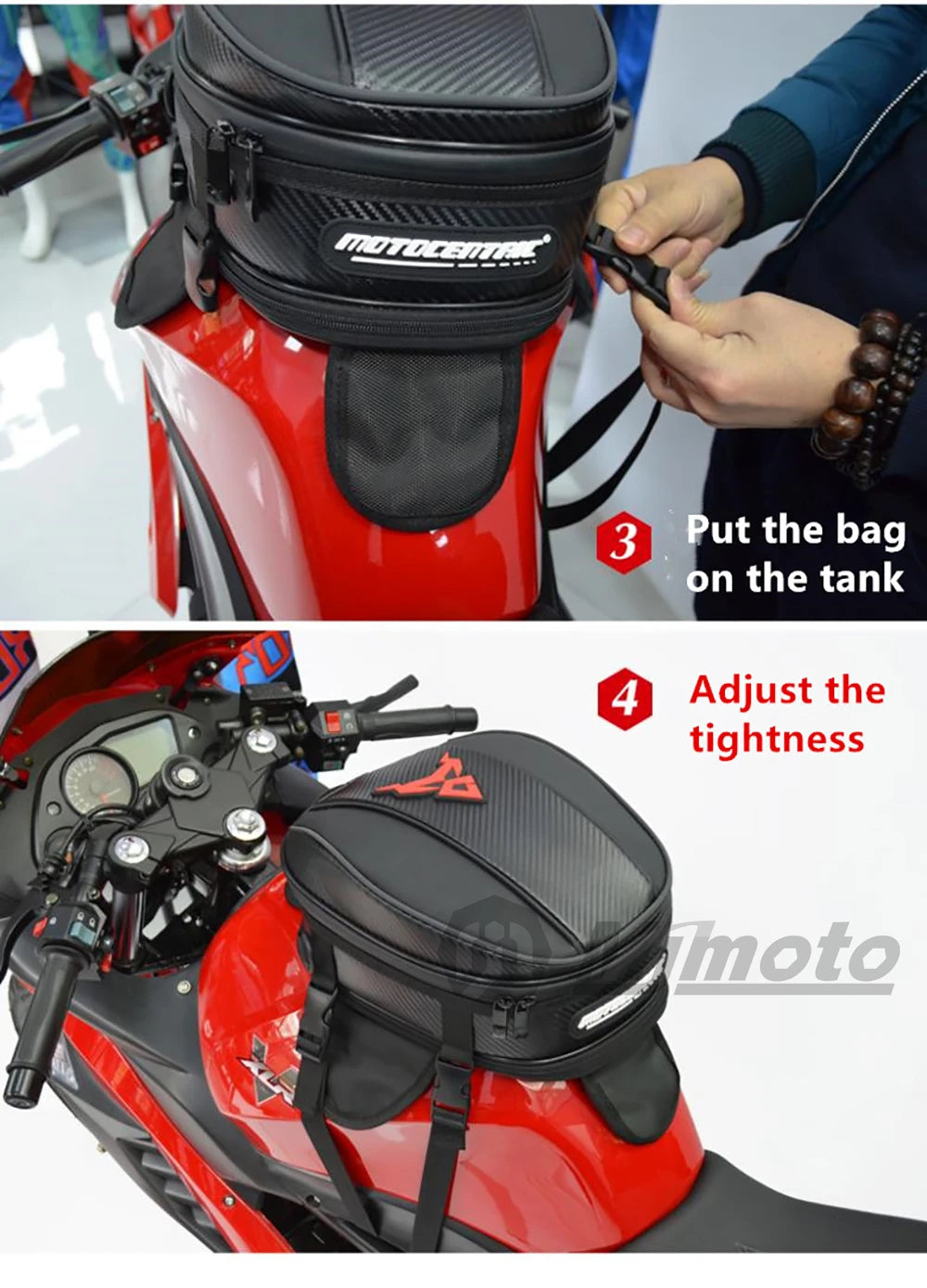 Sac Moto Imperméable Grande Capacité | Sacoche & Sac à Dos | Tous Types de Motos