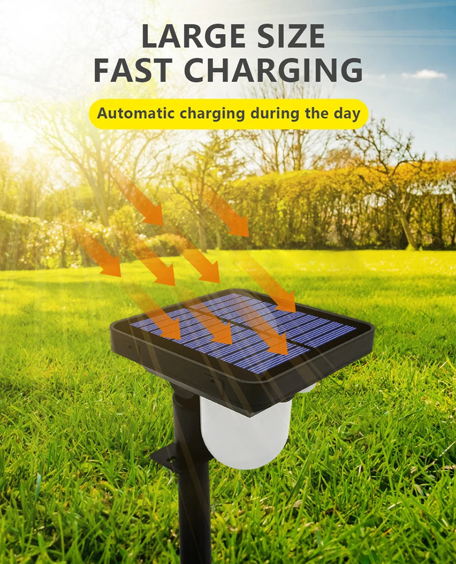 Lampe Solaire Camping LED | 3 Modes | Rechargeable USB & Solaire | Urgence