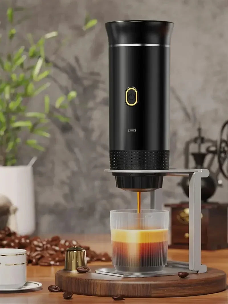 Cafetière Portable 3-en-1 | Capsules & Café Moulu | Voiture, Maison & Camping