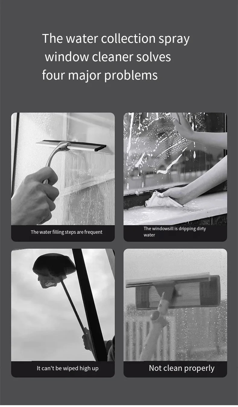Nettoyeur de Vitres Électrique Sans Fil | Rechargeable | Résultat Sans Traces