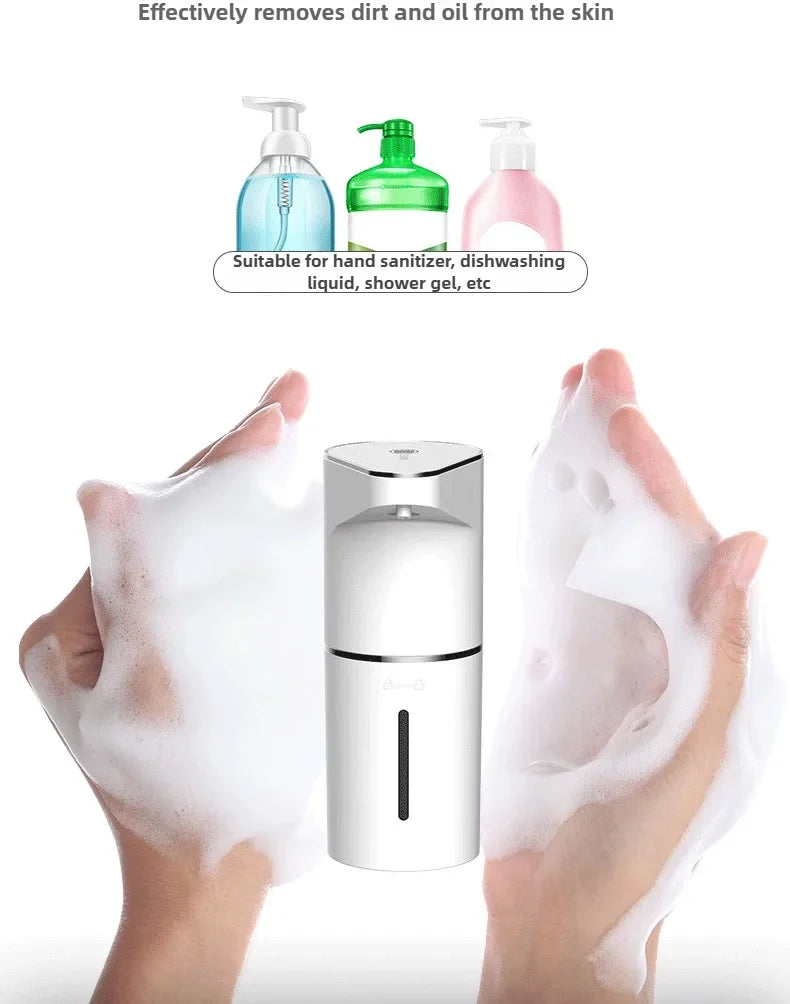 Distributeur de Savon Automatique Sans Contact | Rechargeable USB-C | Cuisine & Salle de Bain