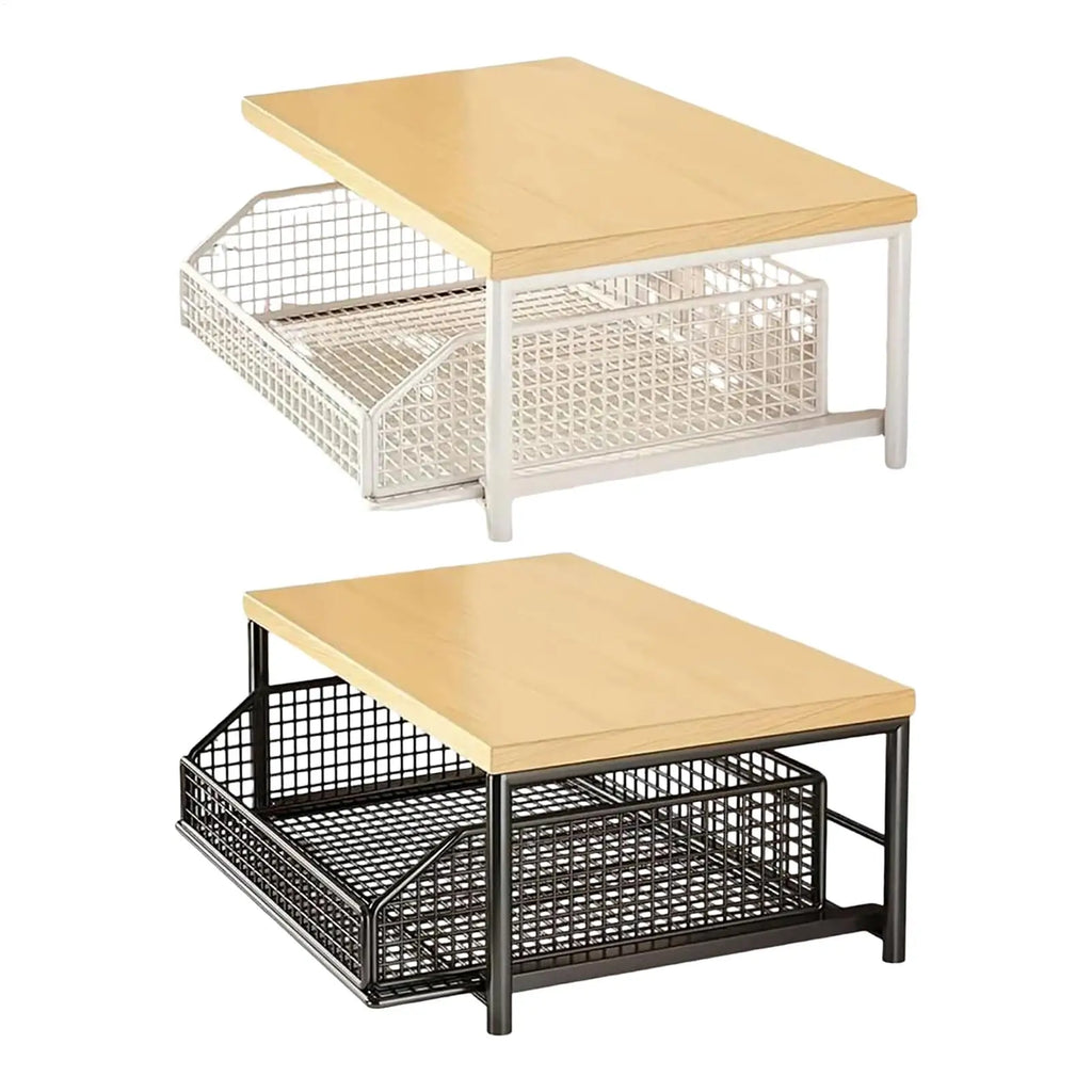 Étagère Cuisine 2 Niveaux | Organisateur Compact | Maison & Salle de Bain