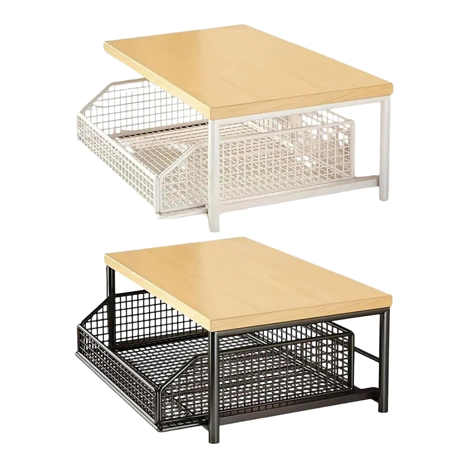 Étagère Cuisine 2 Niveaux | Organisateur Compact | Maison & Salle de Bain