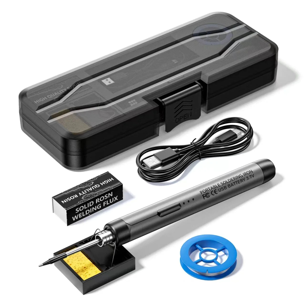 Fer à Souder USB Sans Fil | Réglable 300-450°C | Kit Professionnel