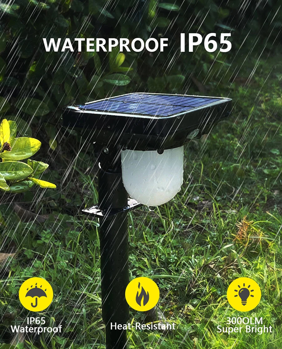 Lampe Solaire Camping LED | 3 Modes | Rechargeable USB & Solaire | Urgence