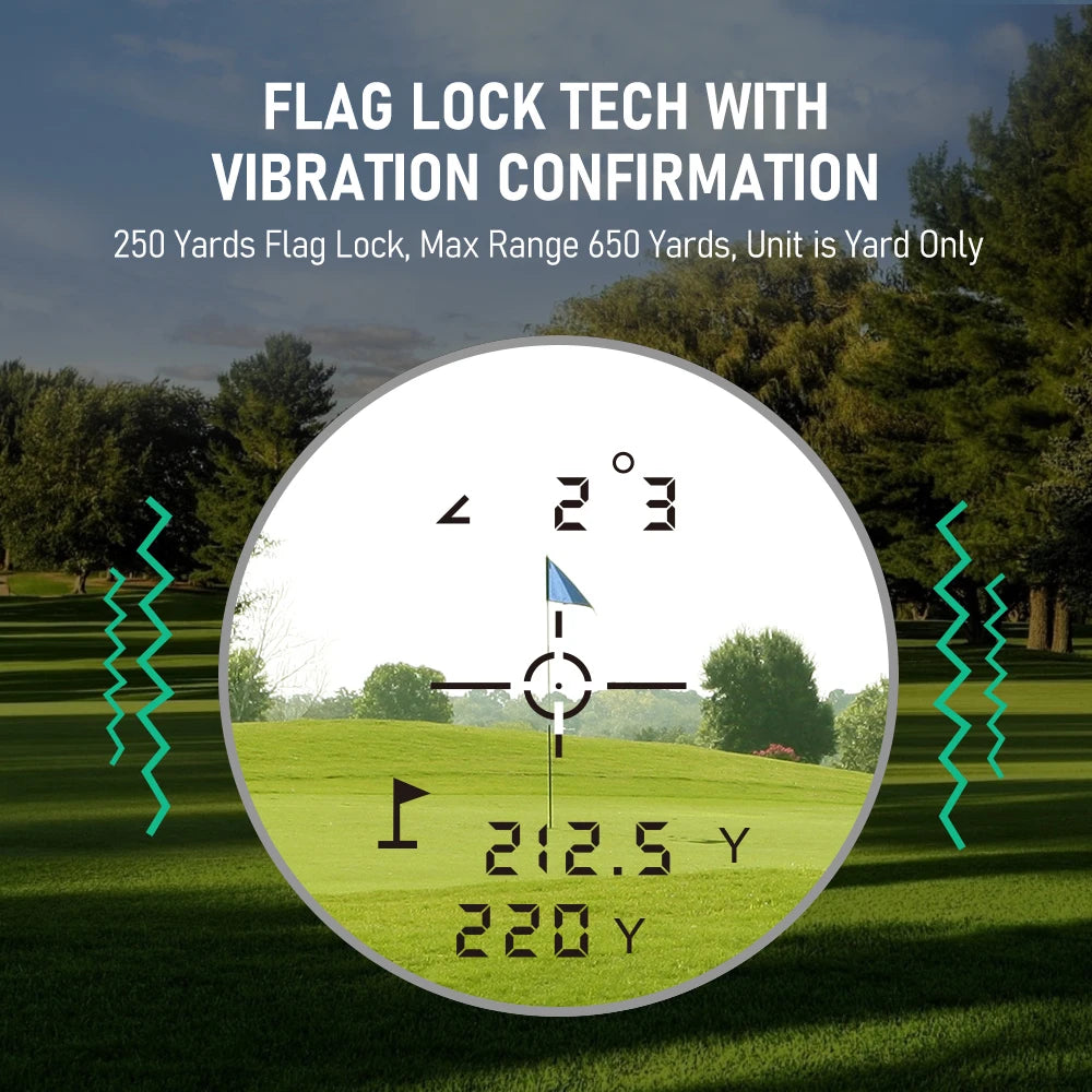 Télémètre Laser Golf 600M/1000M | Professionnel | Rechargeable USB-C