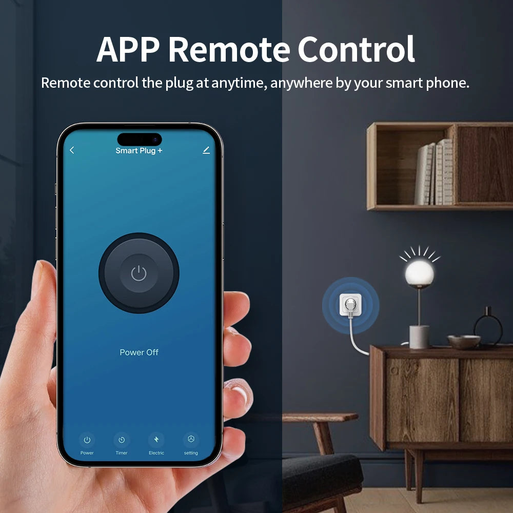 Prise Intelligente Tuya WiFi/Zigbee 3.0 | 16A/20A | Compatible Alexa & Google Home