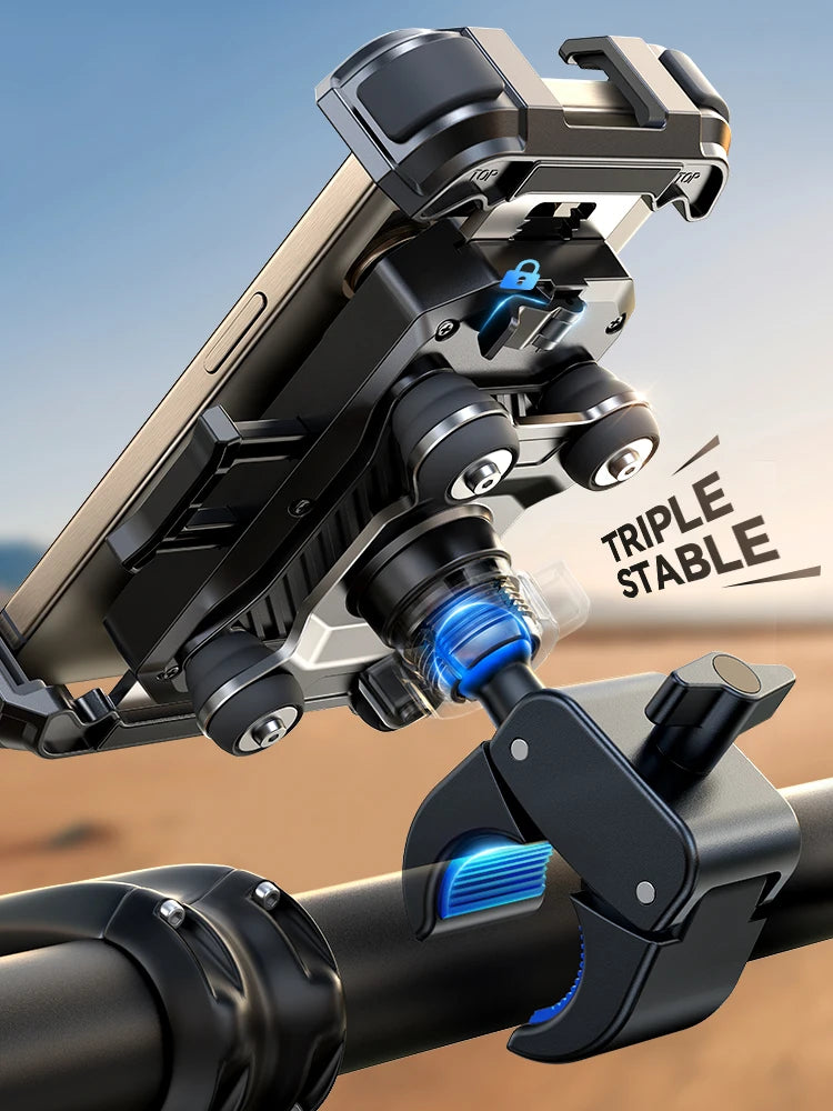 Support Téléphone Moto Joyroom | Anti-Vibrations | 4,7–7" | Guidon