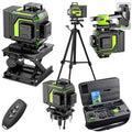 Niveau Laser 4D Professionnel 16 Lignes | Auto-Nivellement 360° | Faisceau Vert