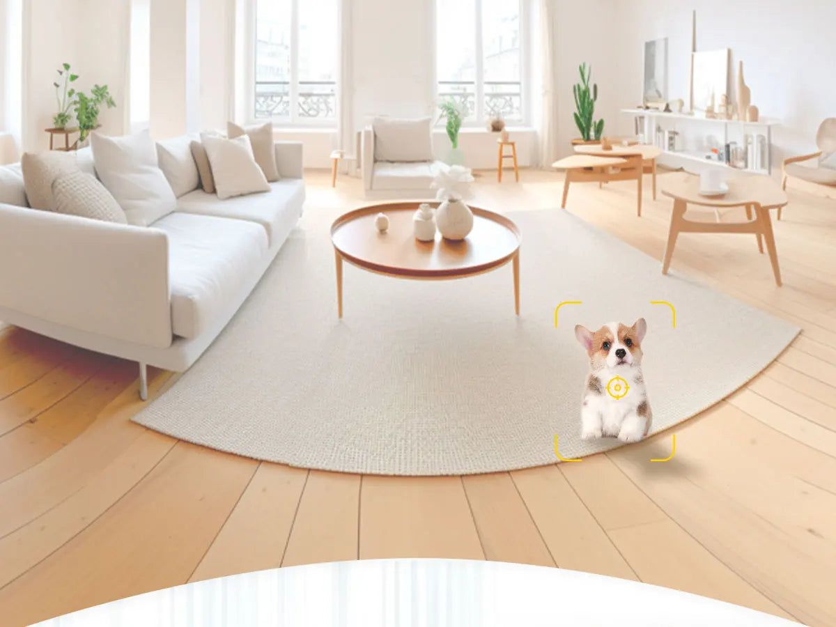 Caméra Intelligente 360° pour Animaux & Bébé | 2K HD | WiFi 5G | Vision Nocturne