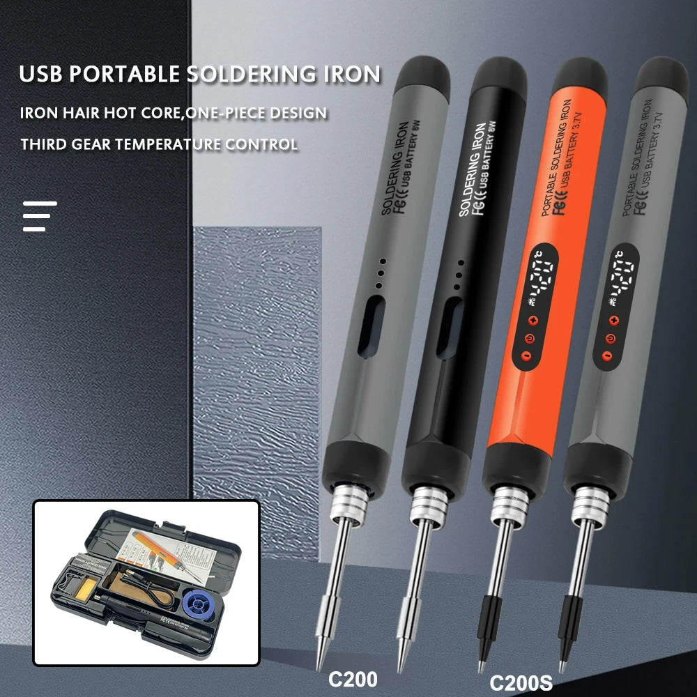 Fer à Souder USB Sans Fil | Réglable 300-450°C | Kit Professionnel