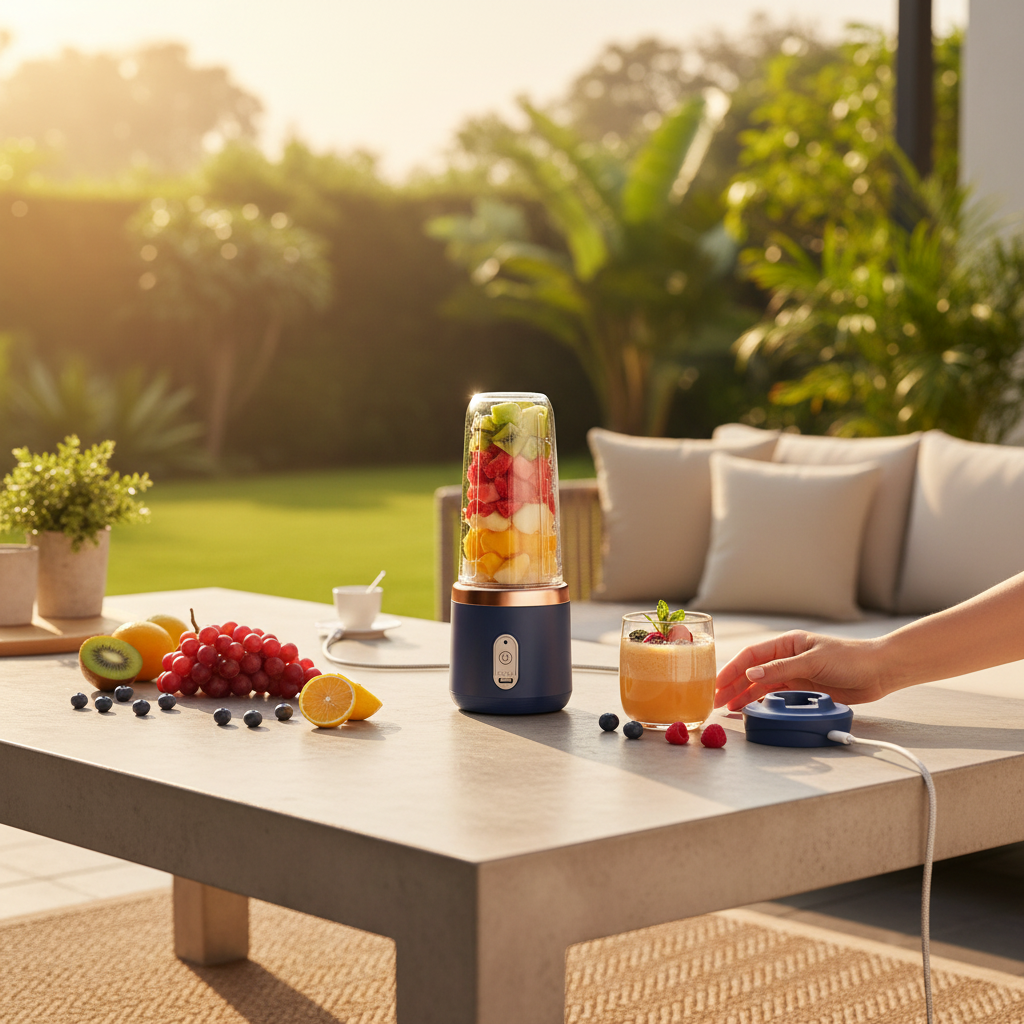 Blender Portable USB mise en scène luxueuse